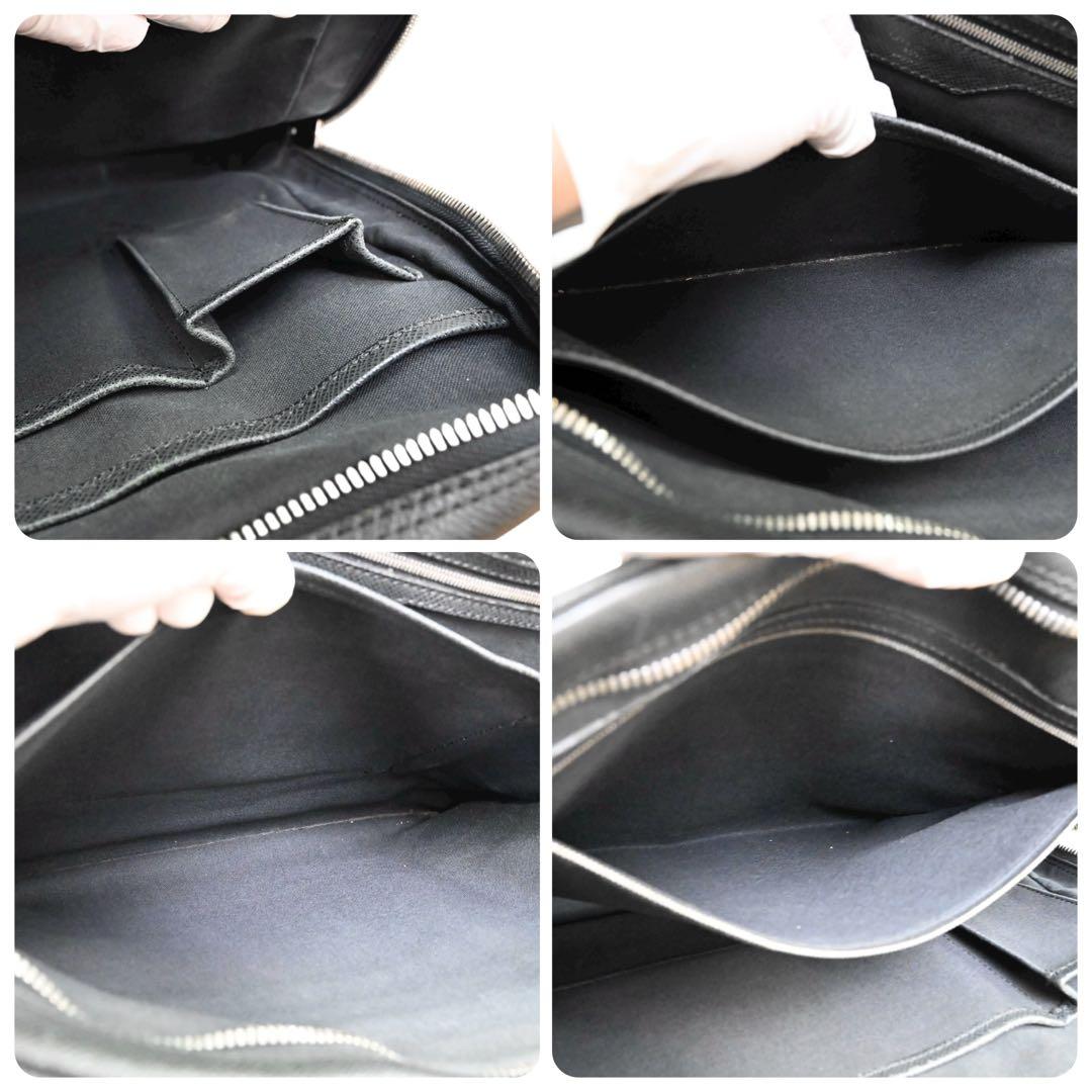 【美品】ルイヴィトン　タイガ　イゴール　ブリーフケース　ビジネスバッグ　黒