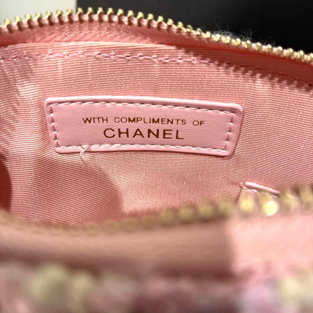 CHANELシャネル ショルダーバッグ チェーンバック　ノベルティ　ピンク