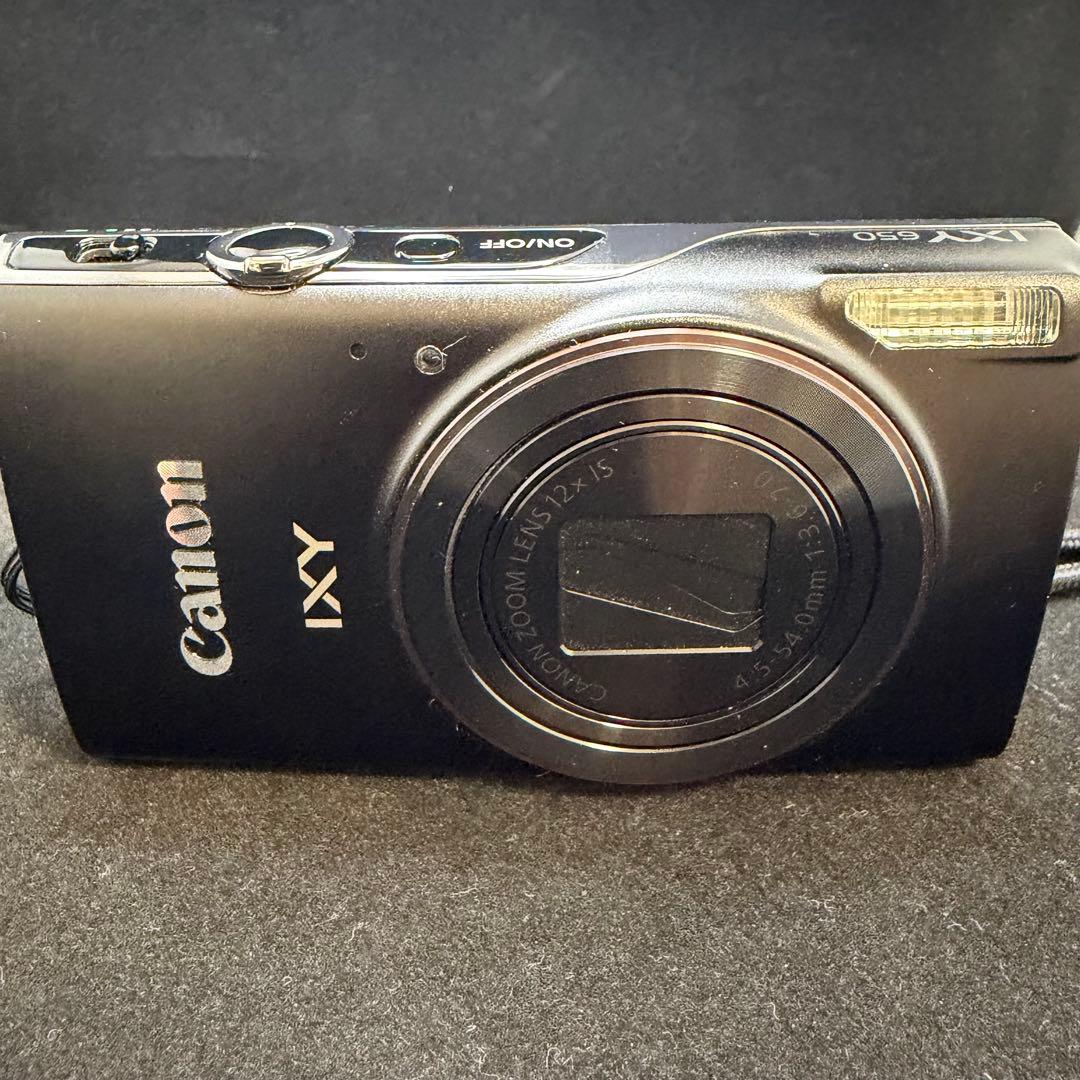 【極美品】Canon IXY650 デジタルカメラPC2274 動作品　ブラック