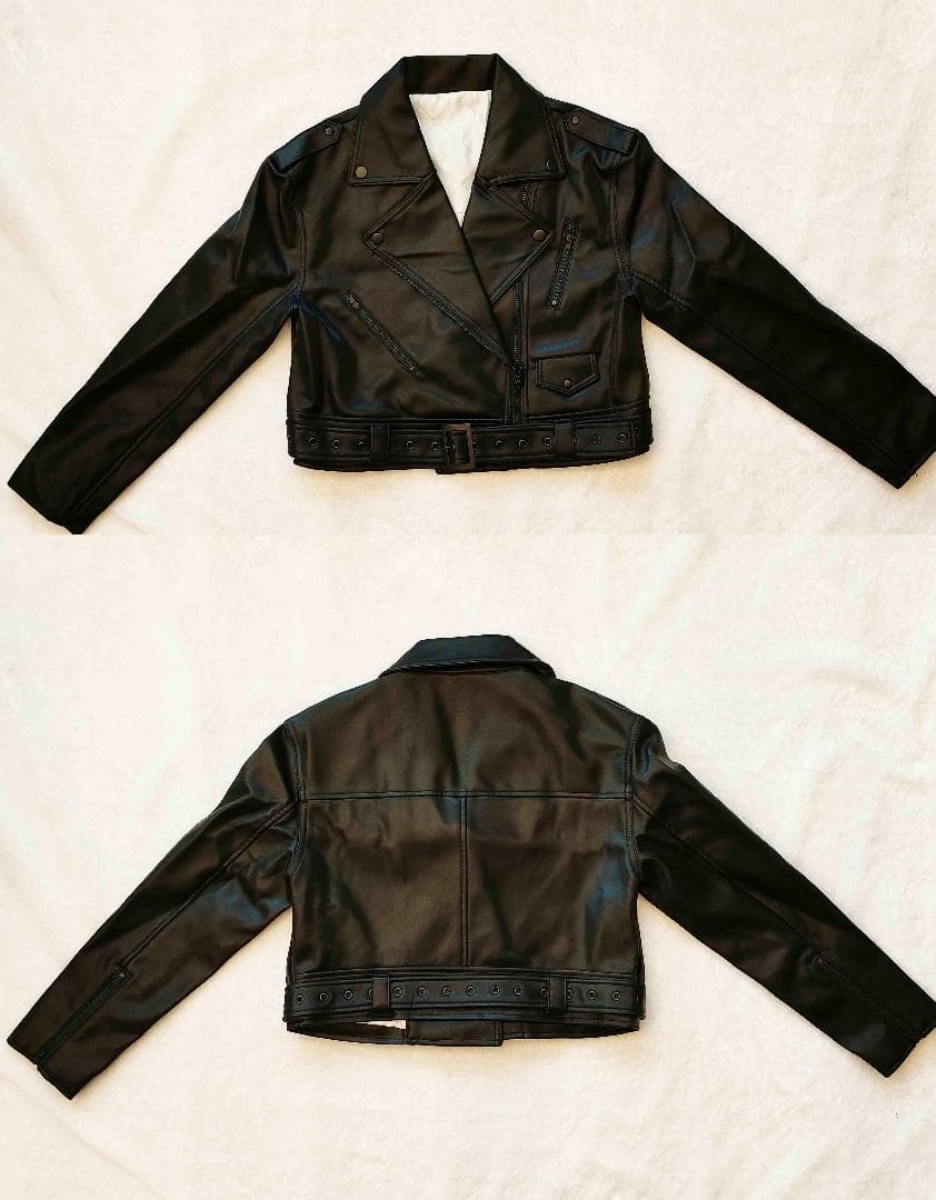 ダーリッチ darich カラーライダースジャケット ブラック BLK