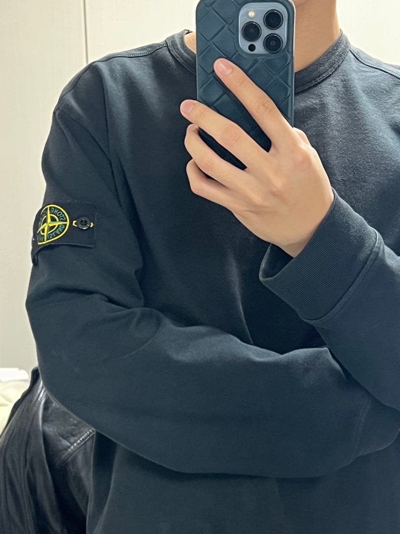 Stone スウェット ブラック