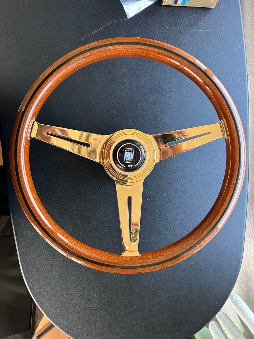 ❇ NARDI ゴールドメッキ　 　ステアリング（美品）