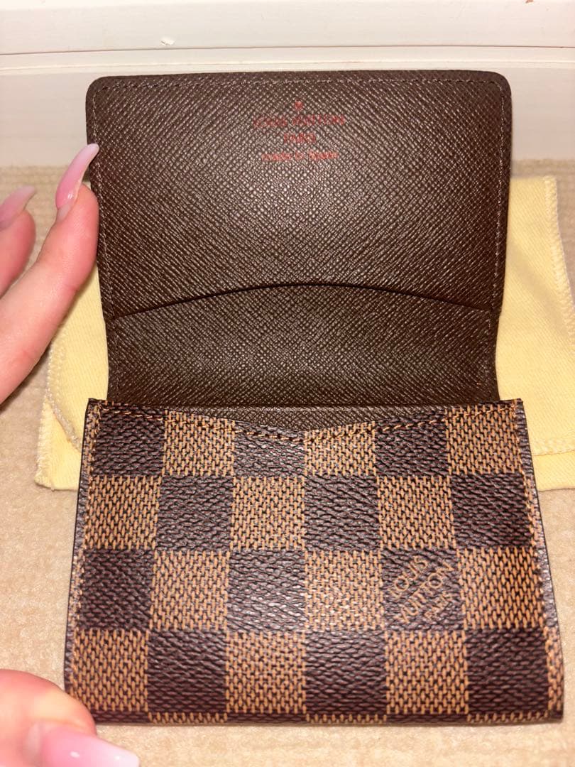LOUIS VUITTON ダミエ名刺入れ 保存袋付き
