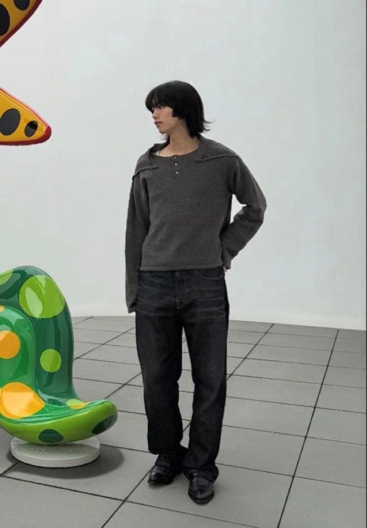 トップス ORIMI FLIPPY SWEATER size:1 color:brown