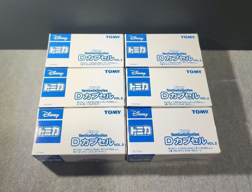 ディズニートミカ　DカプセルVol.2 ６台セット