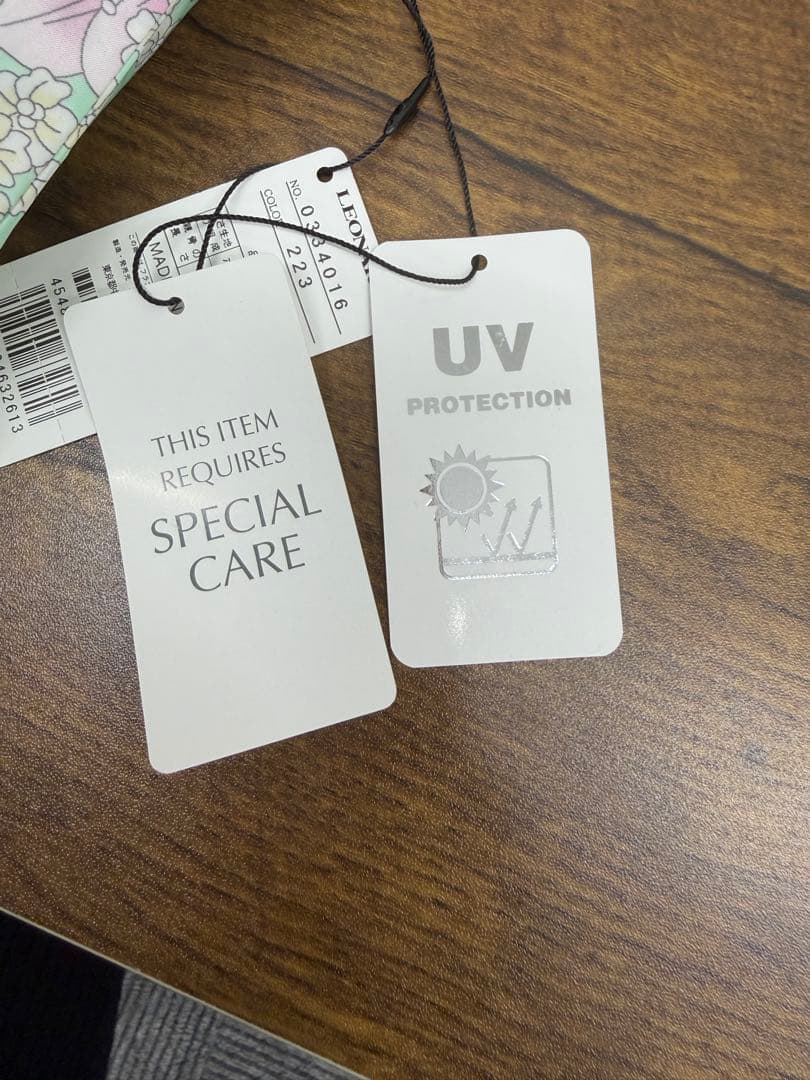 さ*ん様 LEONARD レオナール 折りたたみ傘 新品 UV 花柄 55cm