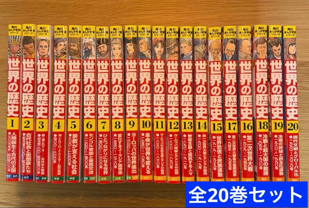 世界の歴史 角川 全20巻