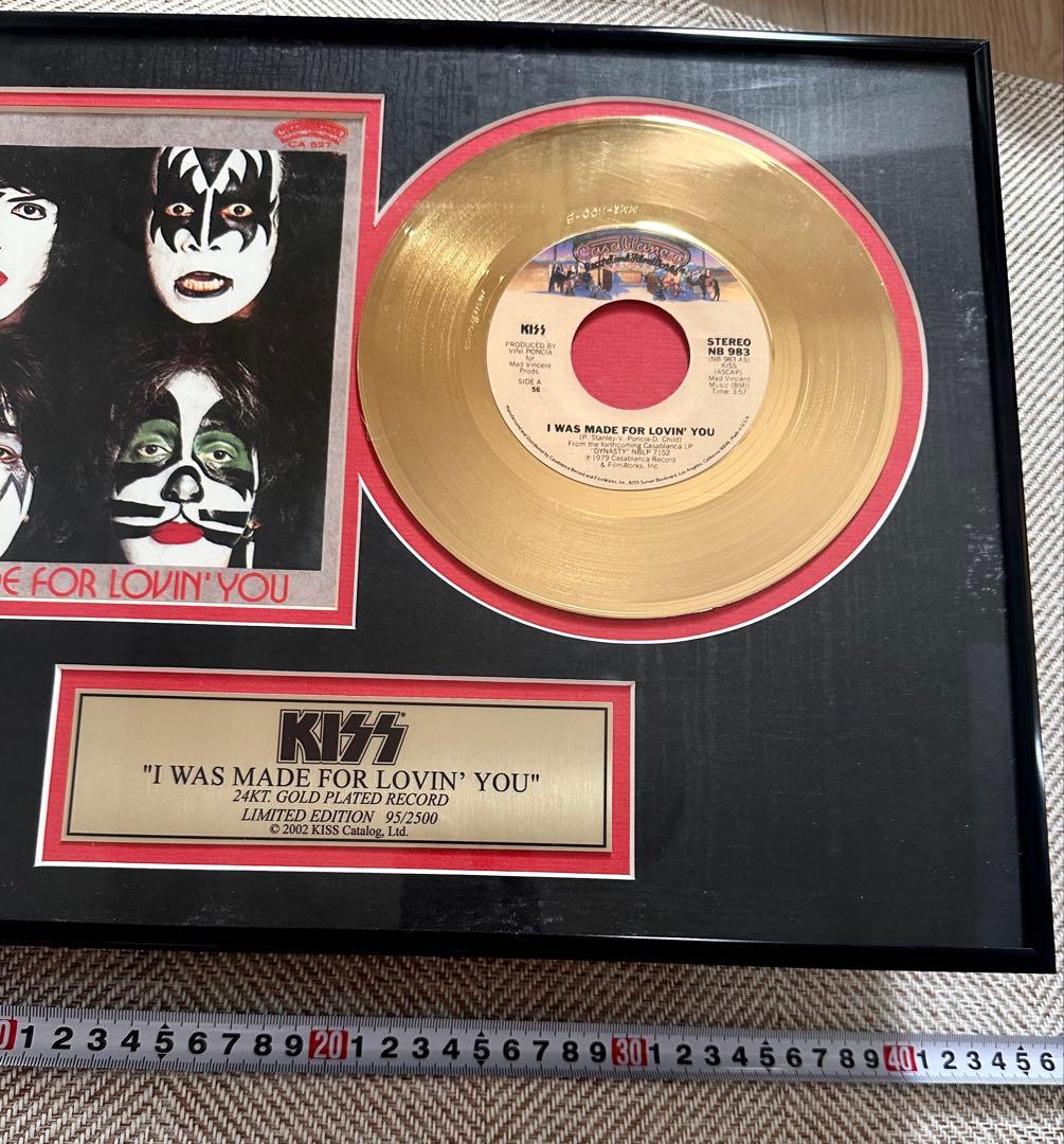 KISS I Was Made For Lovin You ゴールドプレート