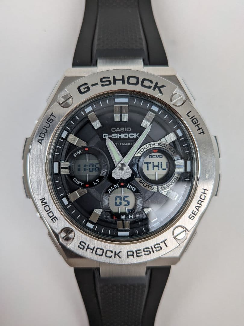 時計 CASIO G-SHOCK G-STEEL GST-W110-1AJF