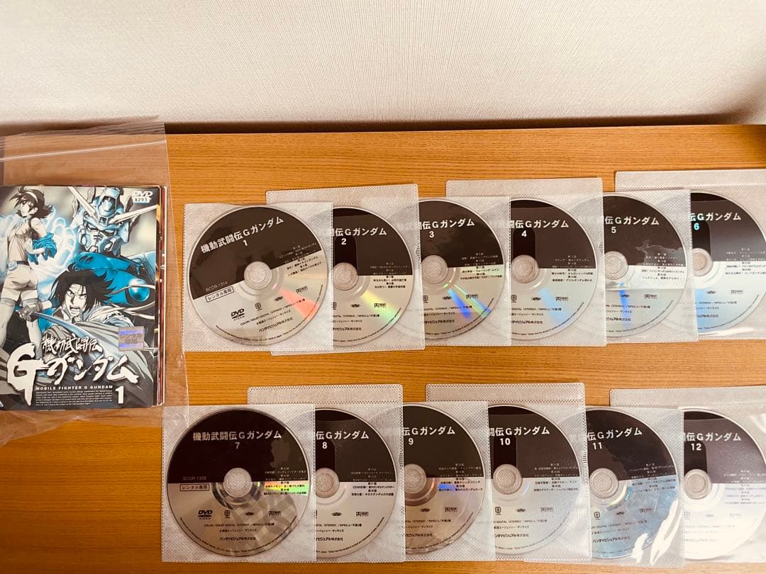 【レンタル落ち】機動戦士Vガンダム＆機動武闘伝Gガンダム DVD 全巻セット