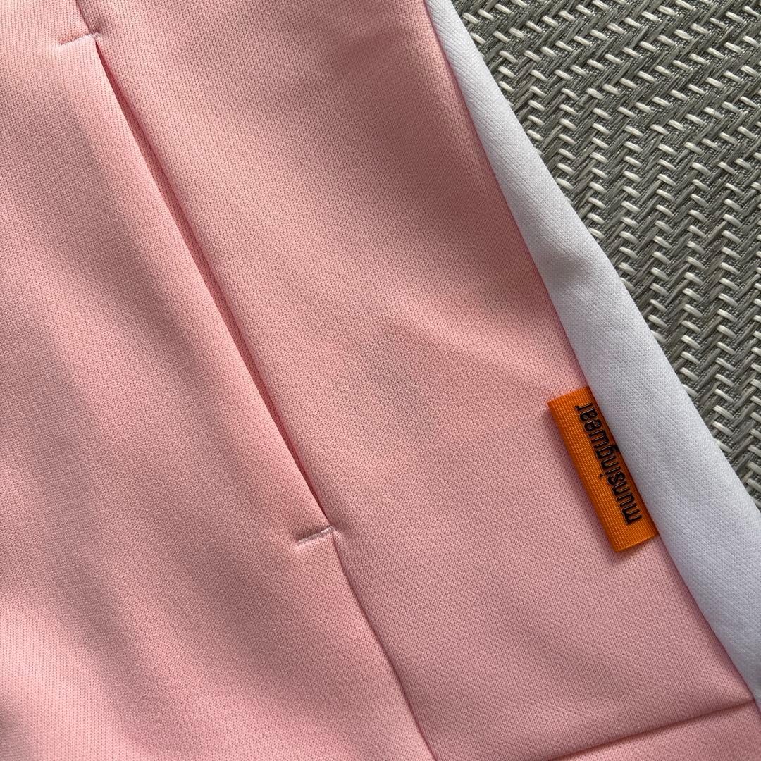 新品 munsingwear 吸汗ストレッチフルジップフレアパーカー