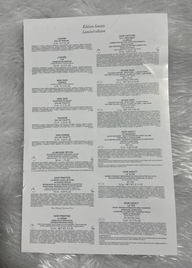 【新品未開封】ディオール アドヴェント カレンダー2025