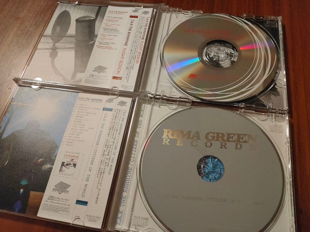 【貴重盤CD 2枚セット/帯付き美品】T.A.K THE RHHHYME