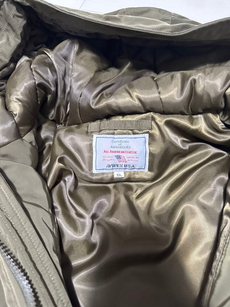 AVIREX LTD. フード付きミリタリージャケット XL