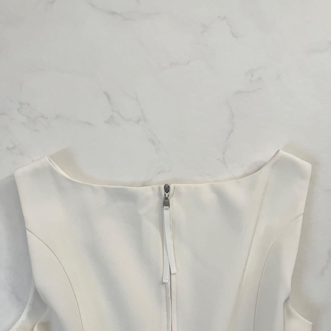 人気　フォクシー バロンドレス Aラインワンピース ホワイト 38