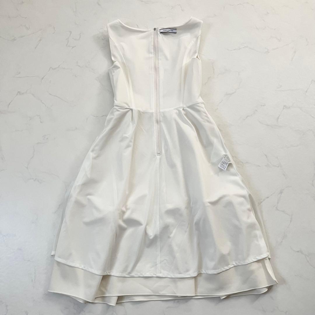 人気　フォクシー バロンドレス Aラインワンピース ホワイト 38