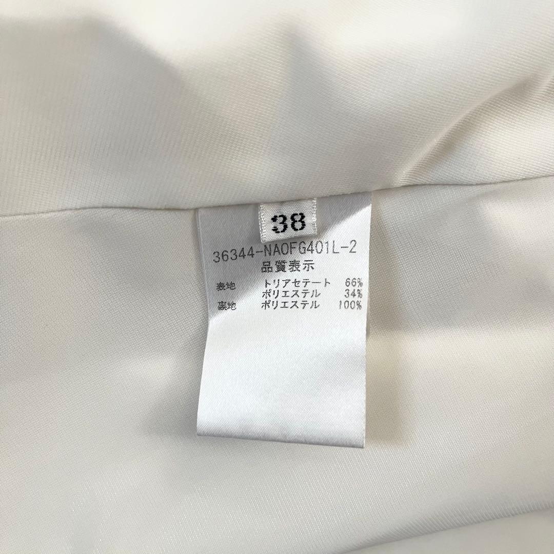 人気　フォクシー バロンドレス Aラインワンピース ホワイト 38