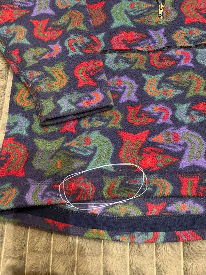 パタゴニア　キッズ　総柄　スナップt