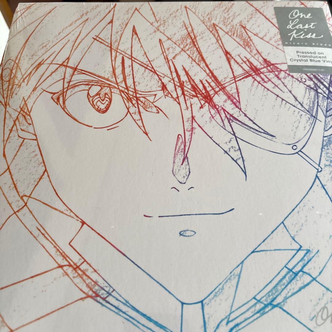 宇多田ヒカル　OneLastKiss EU BlueVinyl 新品未使用送料込