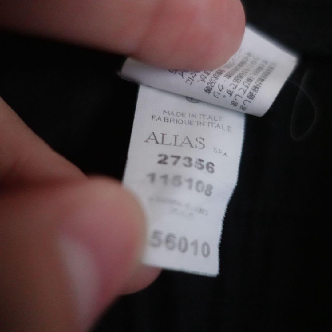 1990s VERSACE ライトモールスキン　ワイドトラウザーズ　ブラック