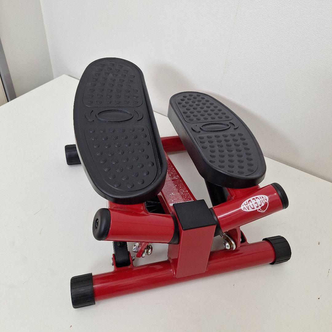 【美品】NICE DAY エクササイズステッパー レッド