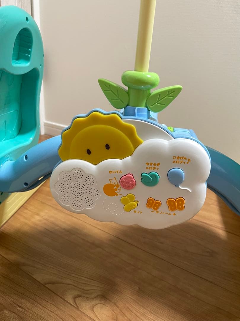 【美品/完品】くまのプーさんえらべる回転6WAYジムにへんしんメリー プーメリー