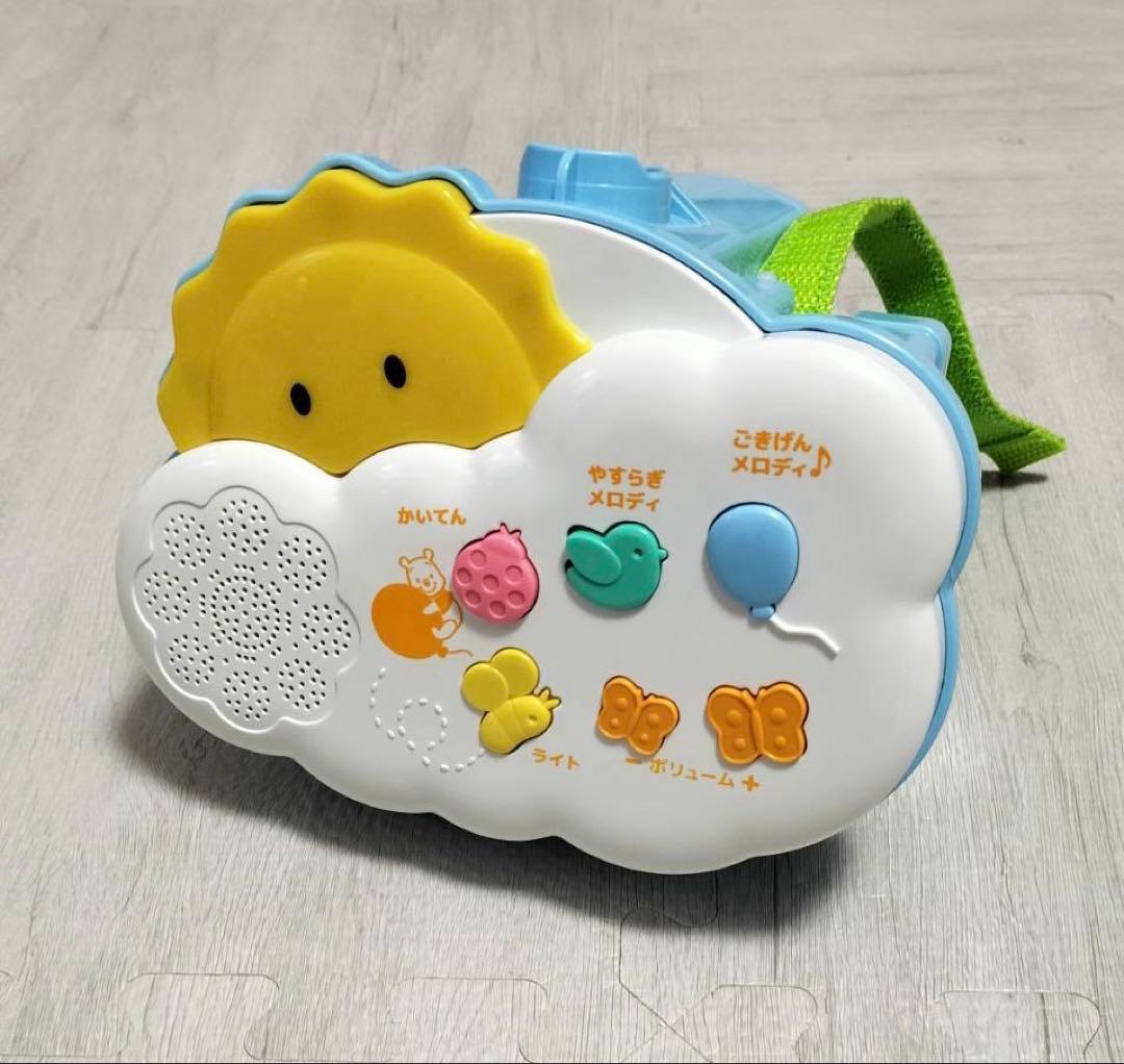 【美品/完品】くまのプーさんえらべる回転6WAYジムにへんしんメリー プーメリー