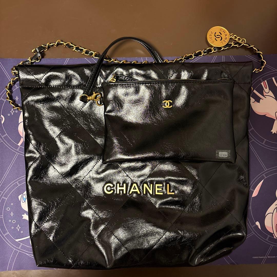 CHANEL ブラック　ショルダーバッグ　ノベルティ