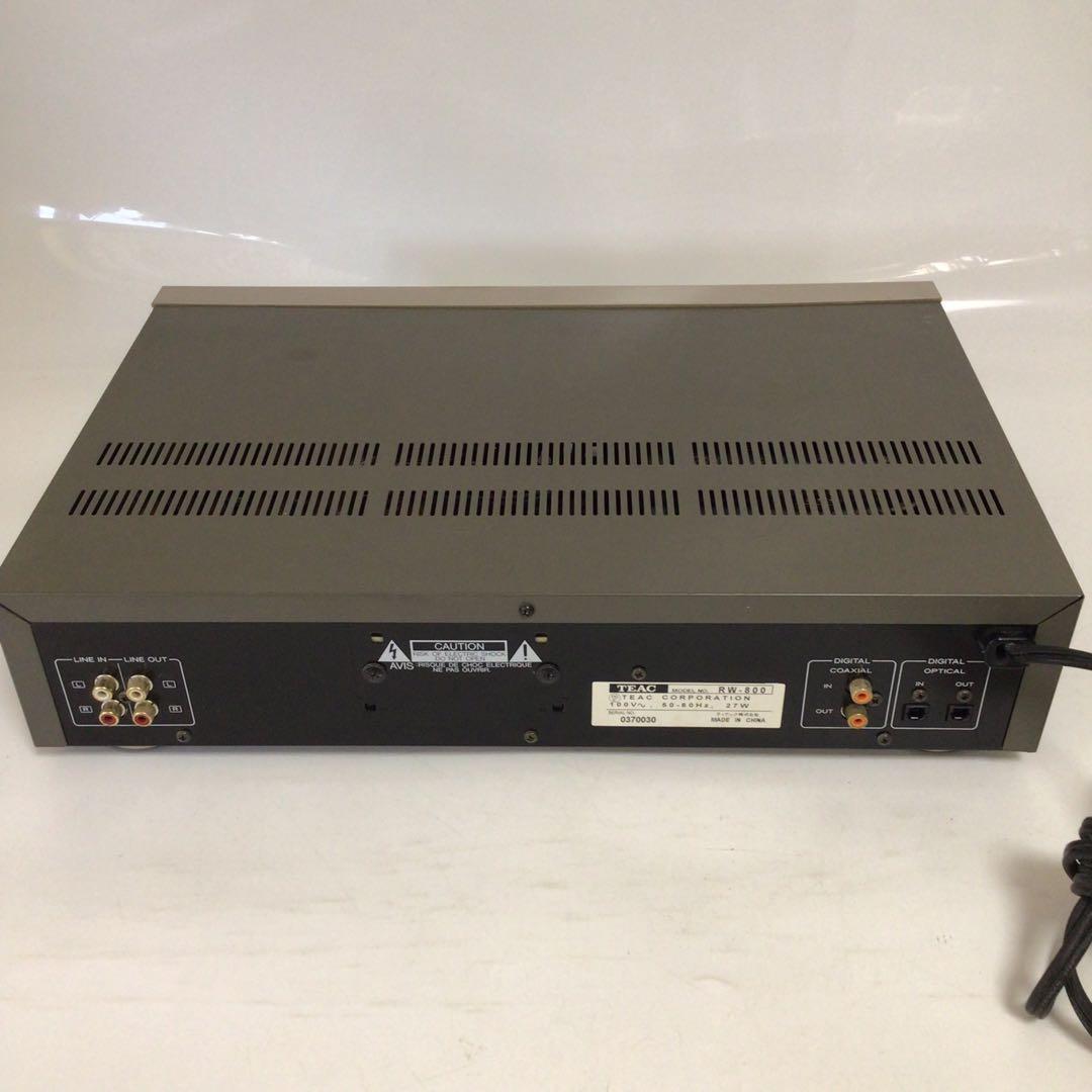 TEAC RW-800 CD再生・録音デッキ