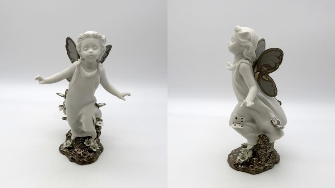 リヤドロ 蝶の妖精 Butterfly Wings Re-Deco フィギュリン