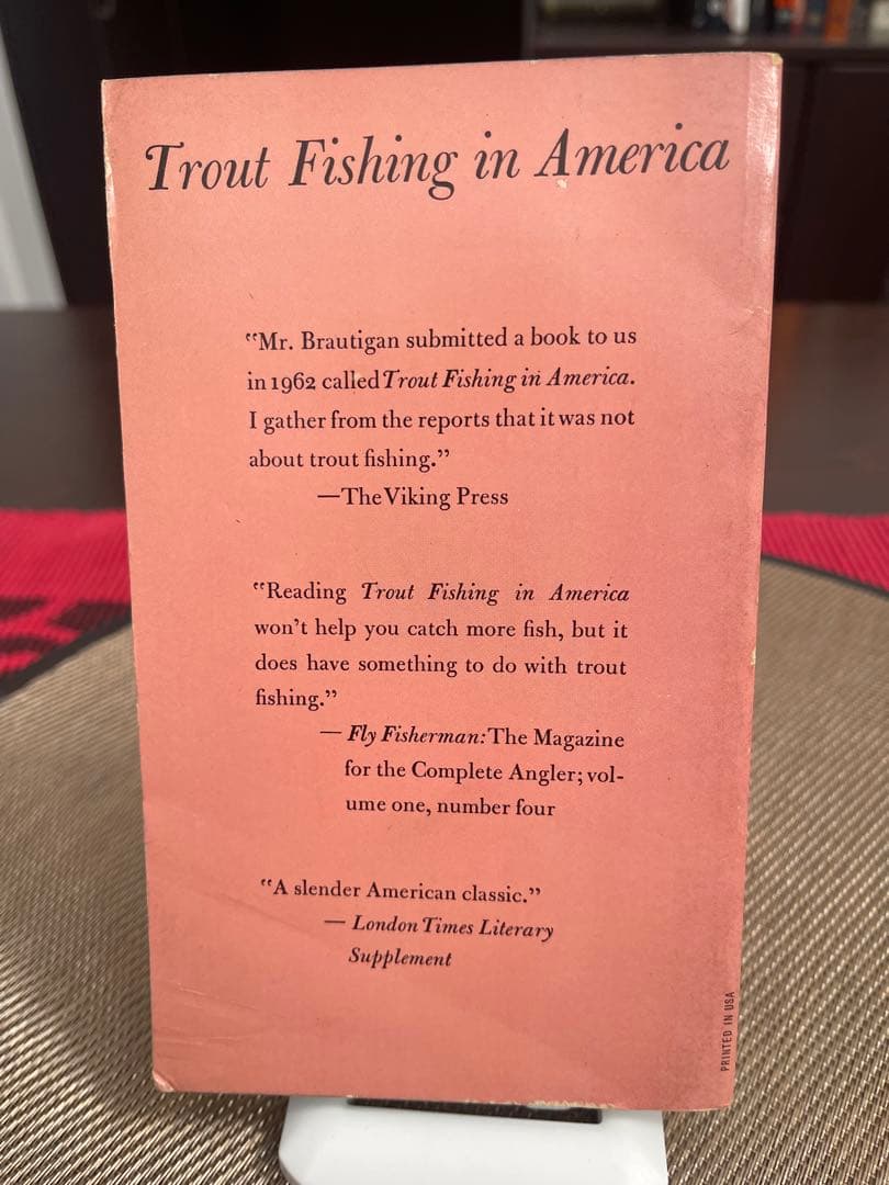 希少　Trout Fishing in America