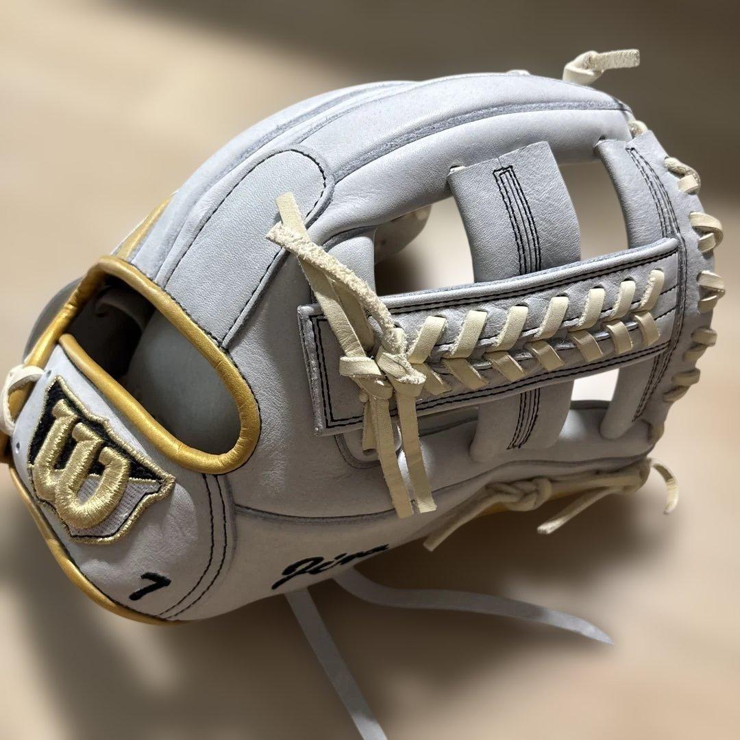 Wilson 軟式グローブ　86型　オーダー　ホワイト/ゴールド