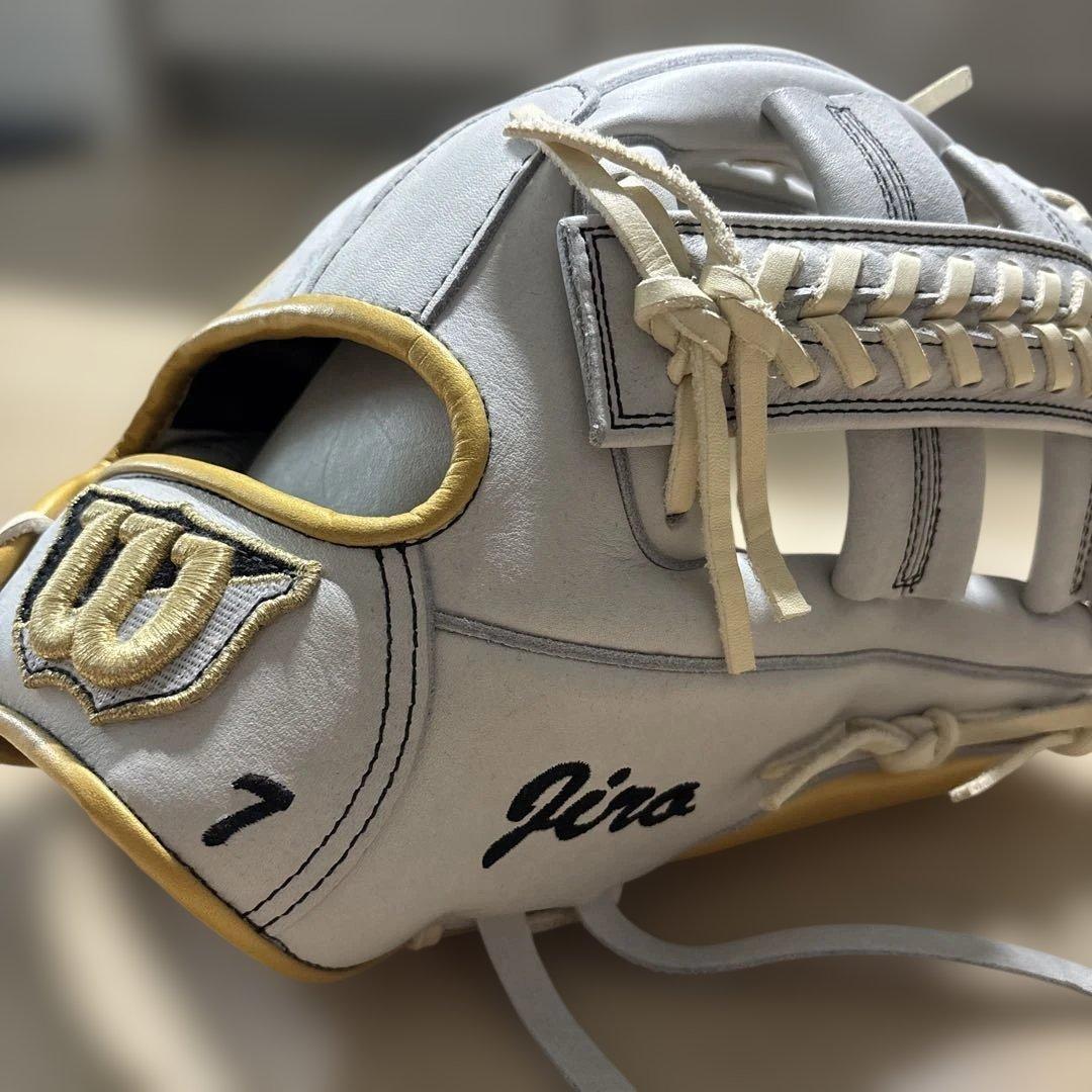 Wilson 軟式グローブ　86型　オーダー　ホワイト/ゴールド