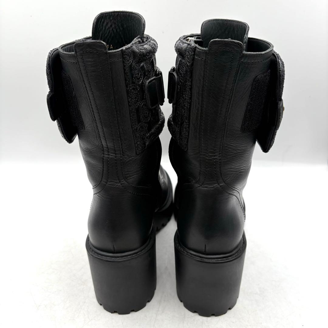 美品✨ サルヴァトーレフェラガモ ランディングブーツ サイドジップ 【6.5c】