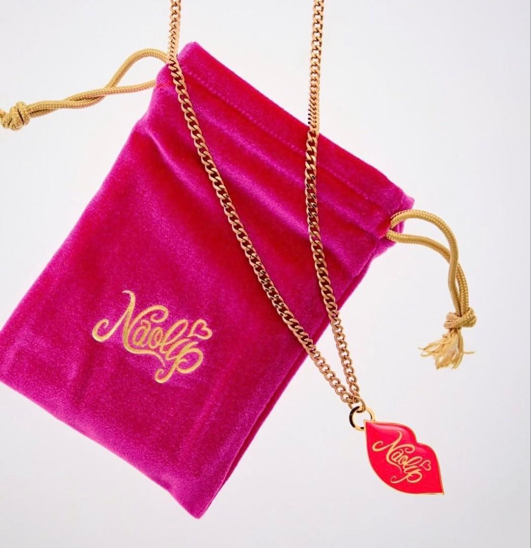 Naolip リップグロス3本セット ペンダントチャーム付き