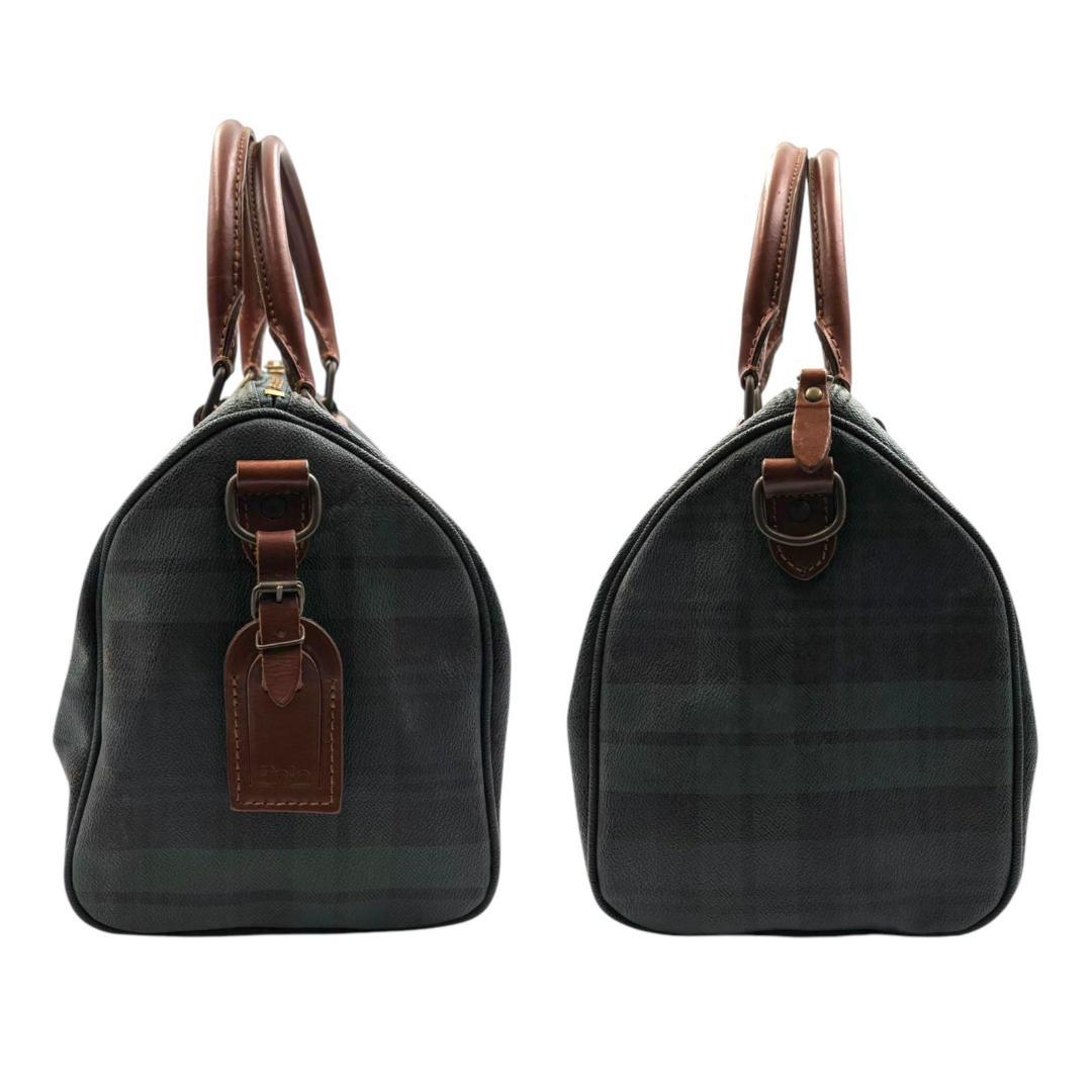 RALPH LAUREN ラルフローレン ミニボストン レザー 緑 R574