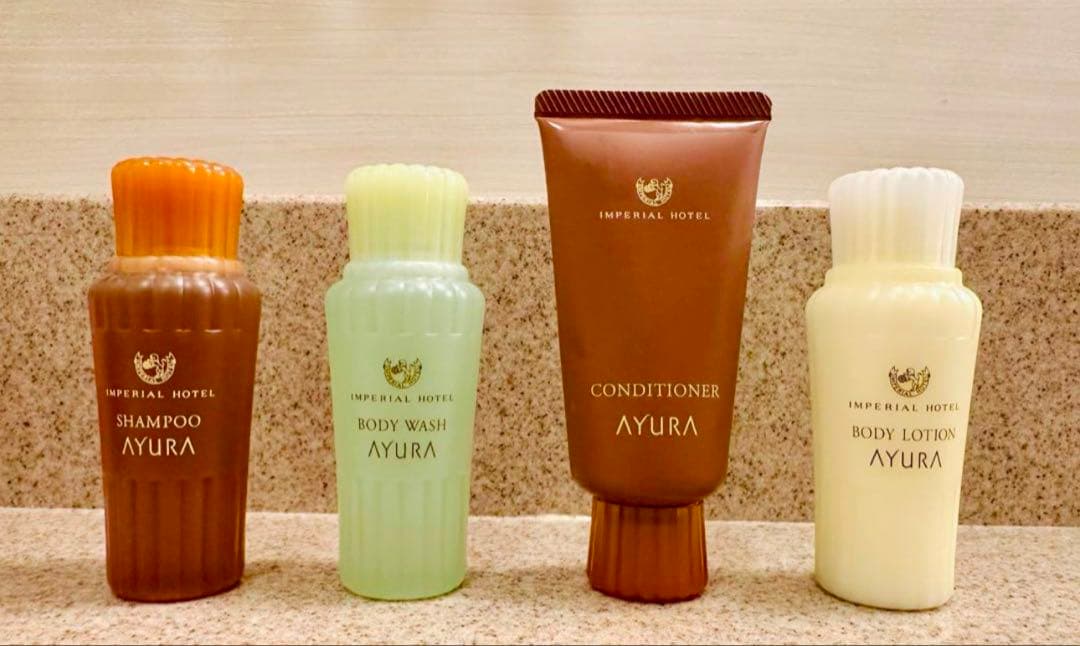 【りんごほっぺ】AYURA アユーラ 帝国ホテル アメニティセット　32本