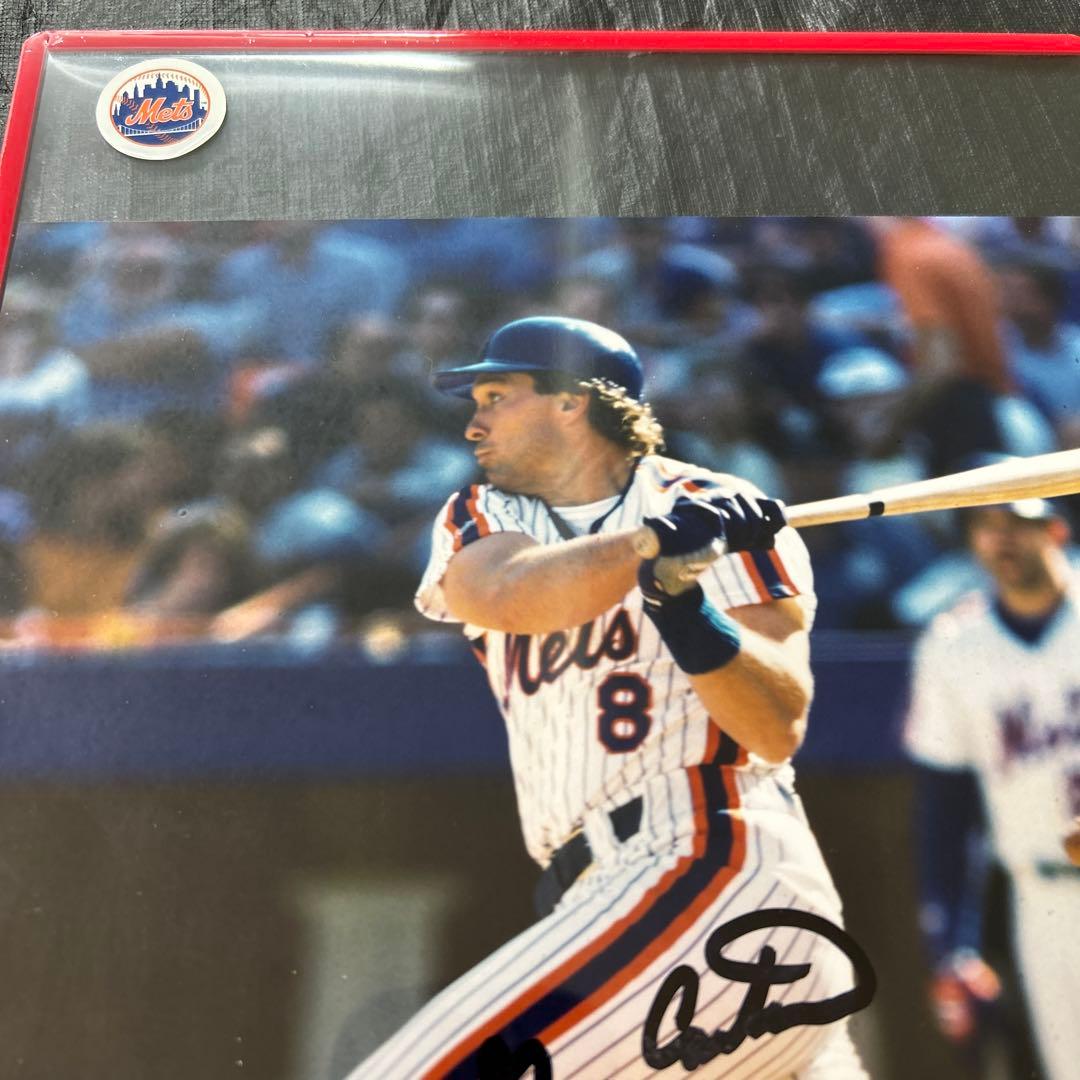 MLB   ゲーリーカーター　直筆サイン入りフォト　ニューヨークメッツ