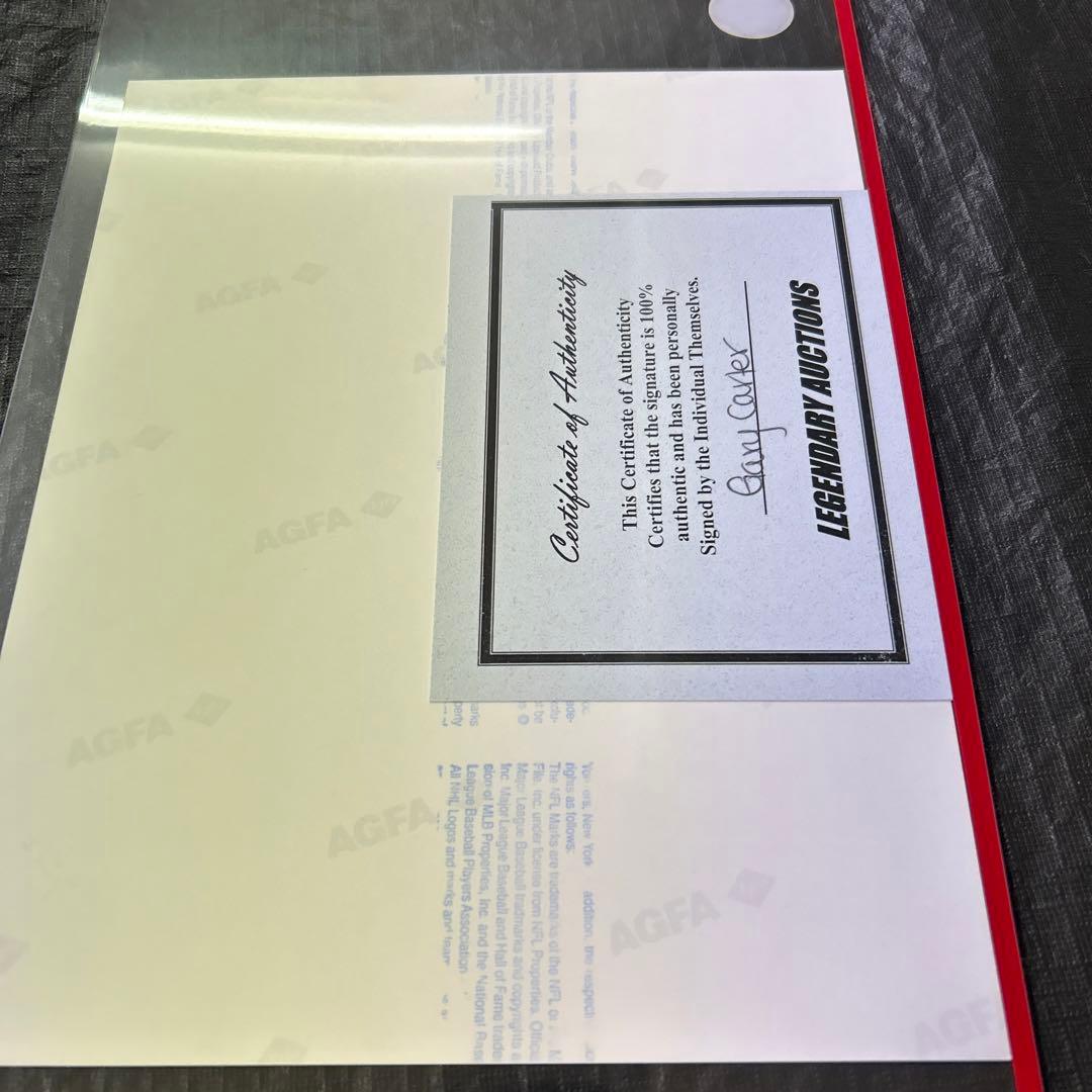 MLB   ゲーリーカーター　直筆サイン入りフォト　ニューヨークメッツ