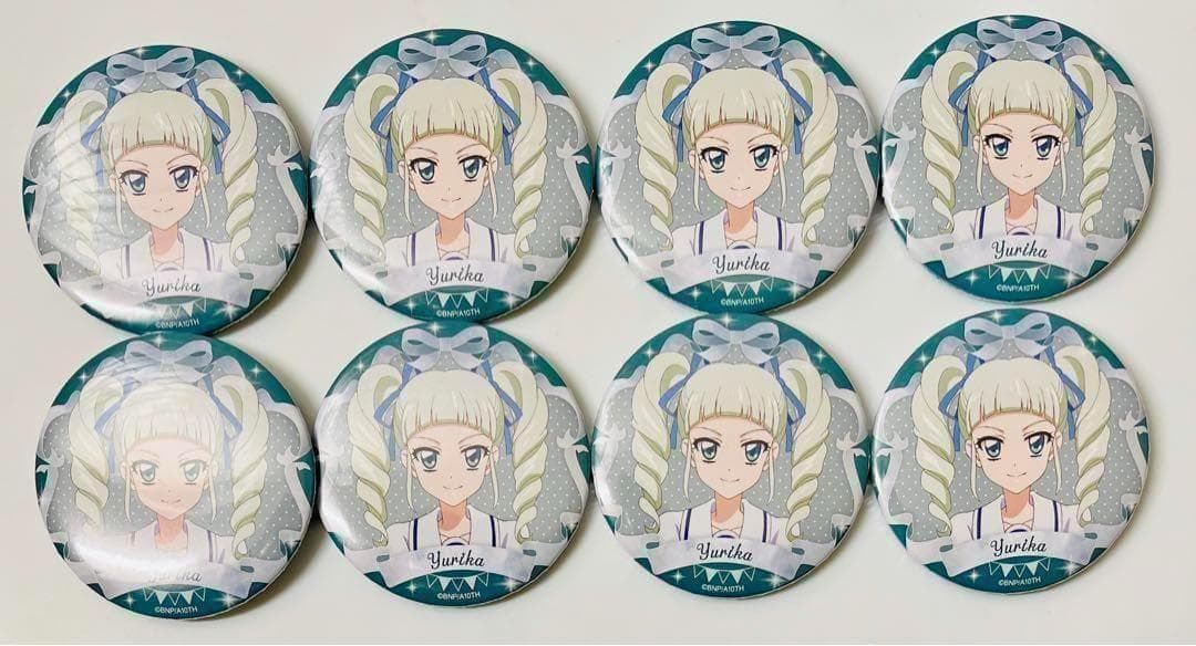 藤堂ユリカ アイカツ バースデー缶バッジ 11月～12月 オフィシャルストア