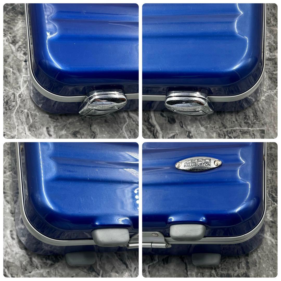 【レアカラー】 ゼロハリバートン アタッシュケース ダイヤルロック ブルー A4