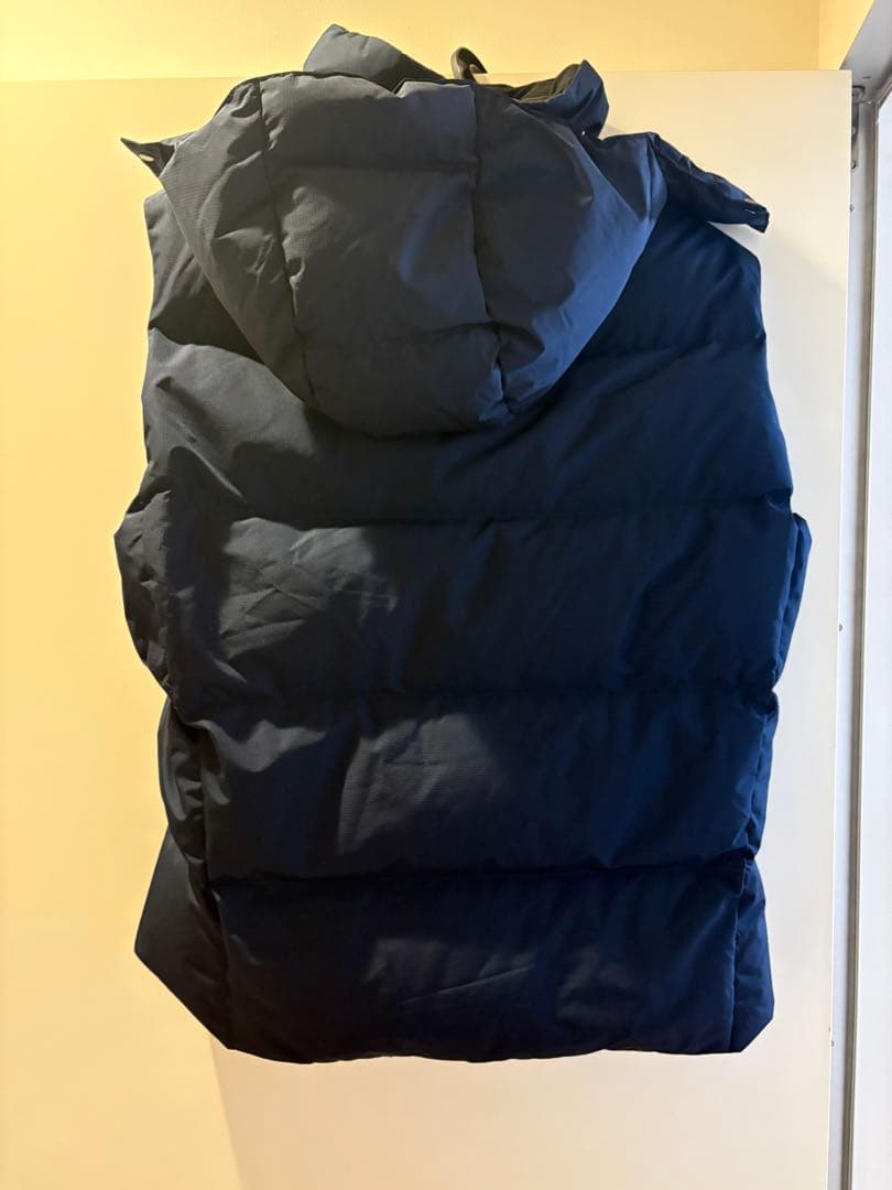 美品✨Polo Ralph Lauren フード付きダウンベスト M ネイビー