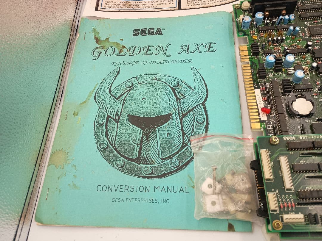 ゴールデンアックスデスアダーの復讐　ゲーム基板　セガ　ジャンク