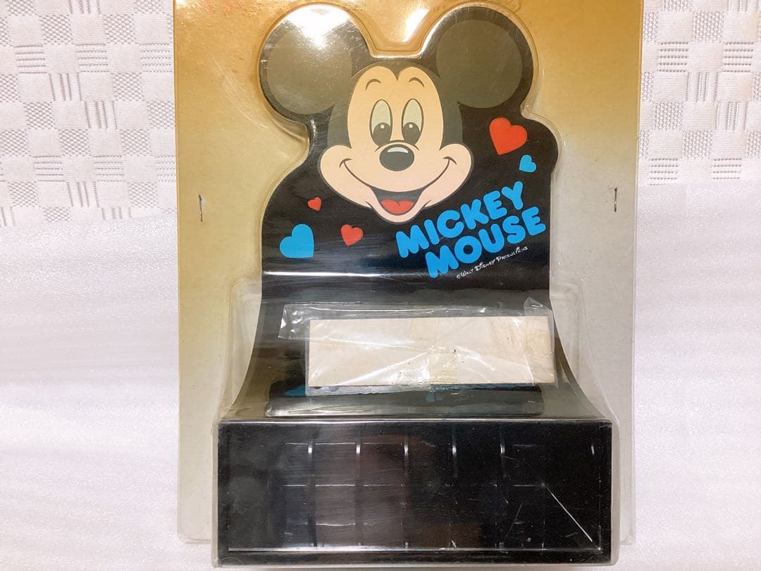 昭和レトロ ❤︎ミッキーマウス❤︎ カーカセットフォルダー 未使用・未開封 レア