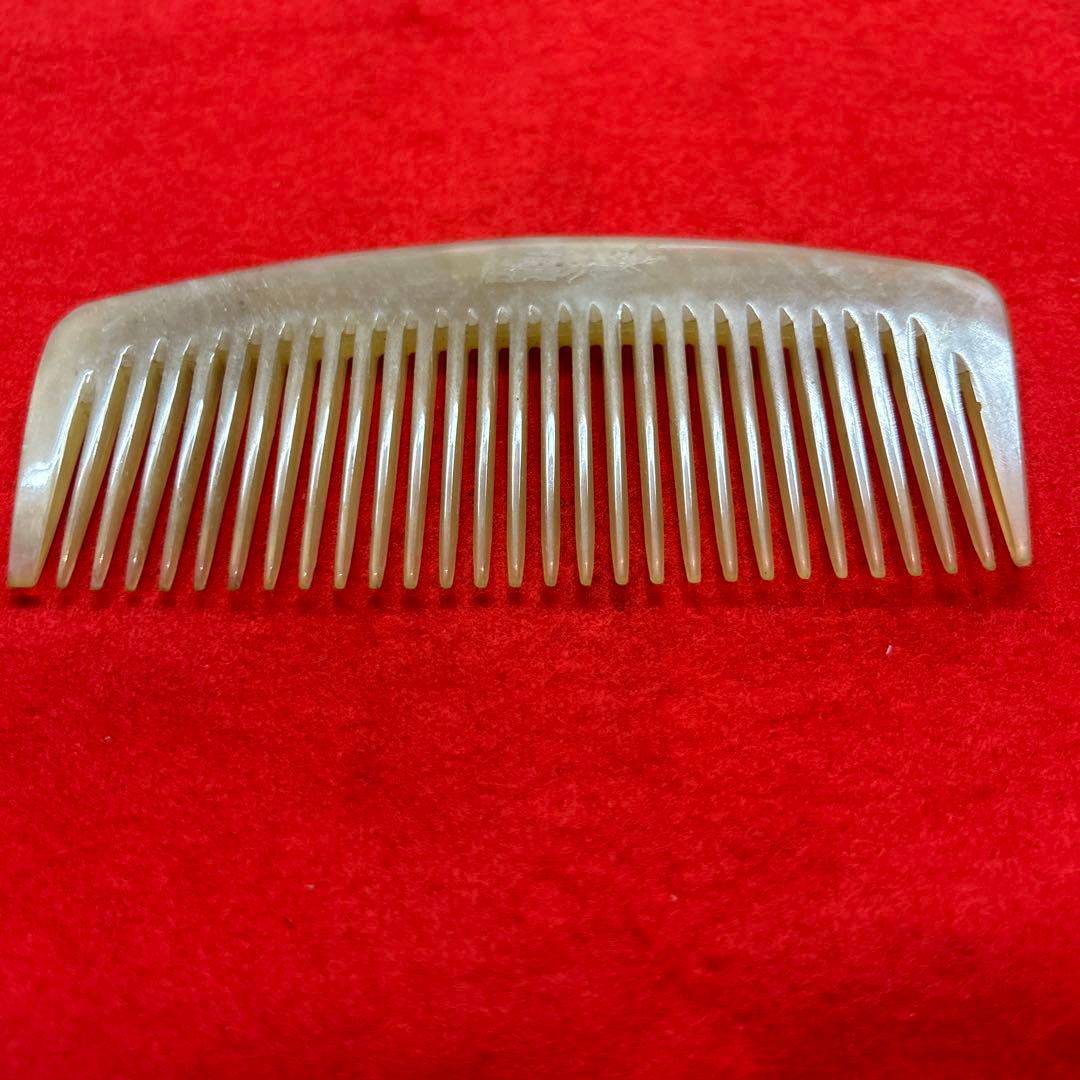 希少　水牛　櫛