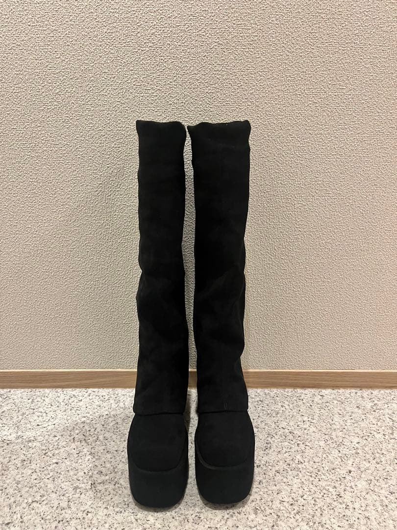 【新品】EMODA ルーズフレアカバーフィットブーツ