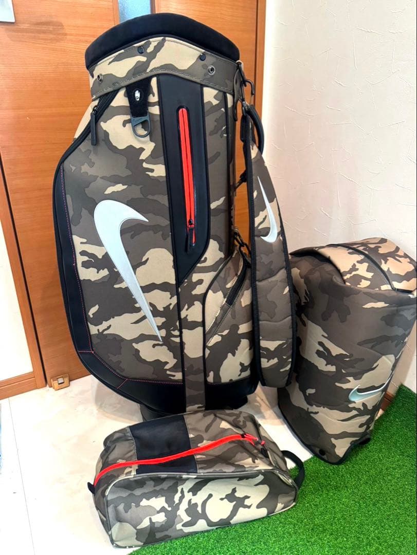 美品　即完売　ナイキ　NIKE 迷彩　カモ　キャディバッグ　スポーツカート