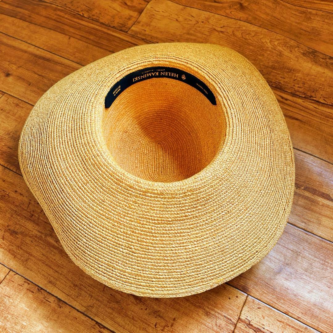 美品　ヘレンカミンスキー　ラフィアハット　プロヴァンス12 ナチュラル