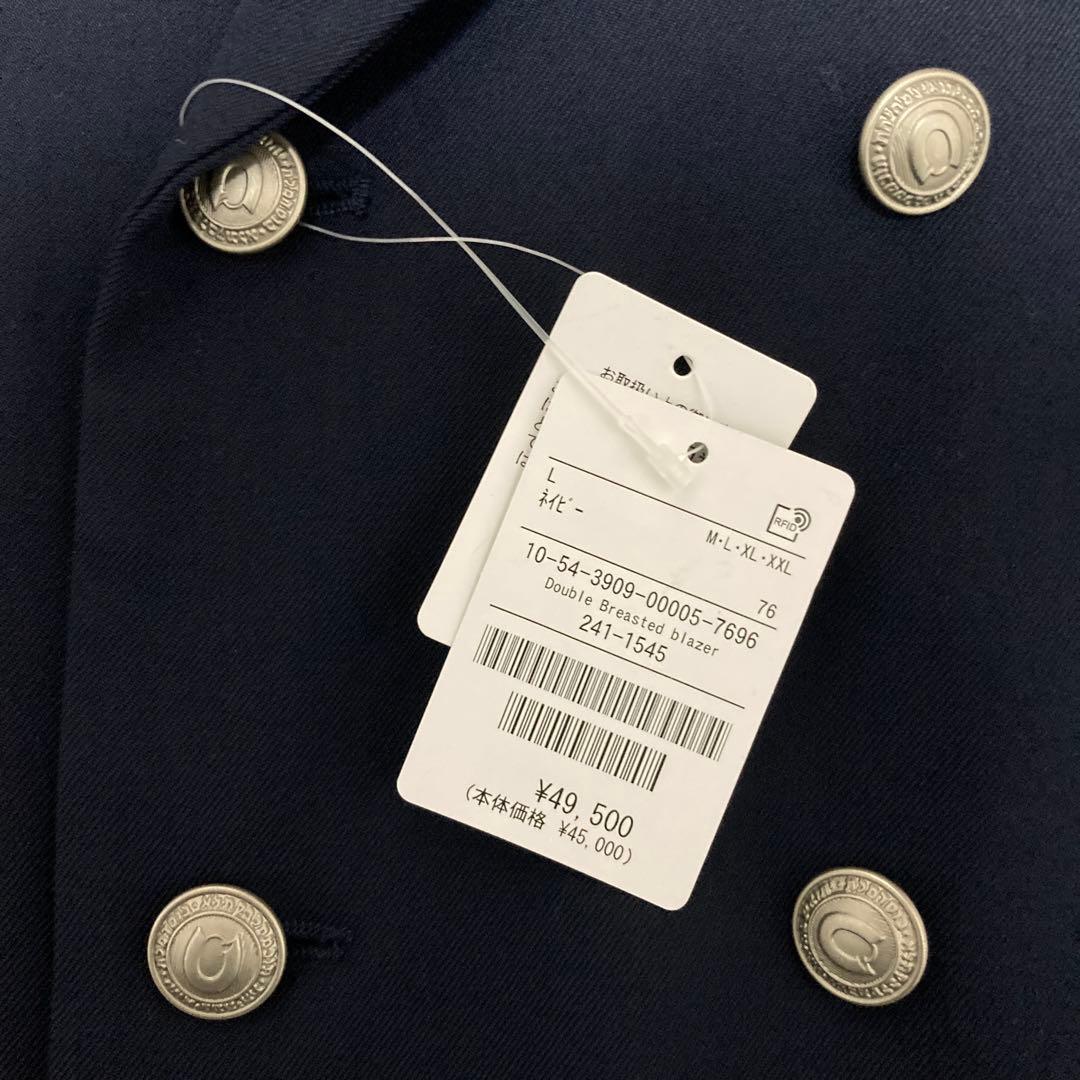 新品　CAHLUMN/ Double Breasted blazer Lサイズ
