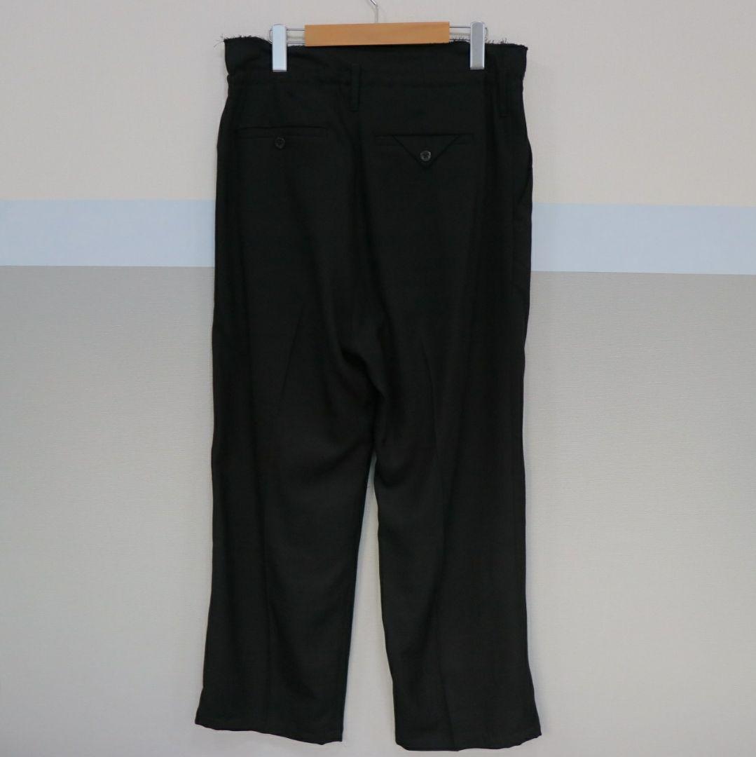 パンツ ANCELLM 25SS DAMAGE WOOL 2TUCK SLACKS